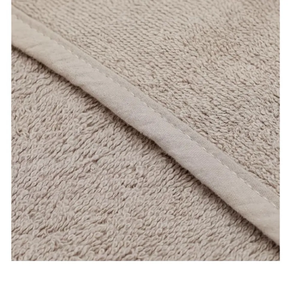 Serviette de bain enfant à capuche 75x75 cm, bello beige
