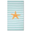 Serviette etoile de mer microfibre - 170x90 cm