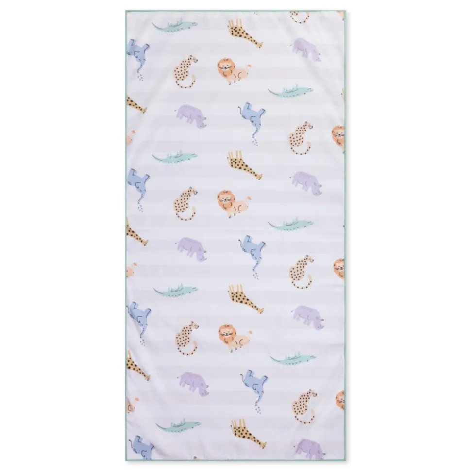 Serviette microfibre 135x65 cm - safari