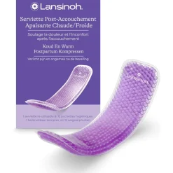 Serviette post-accouchement apaisante chaud/froid
