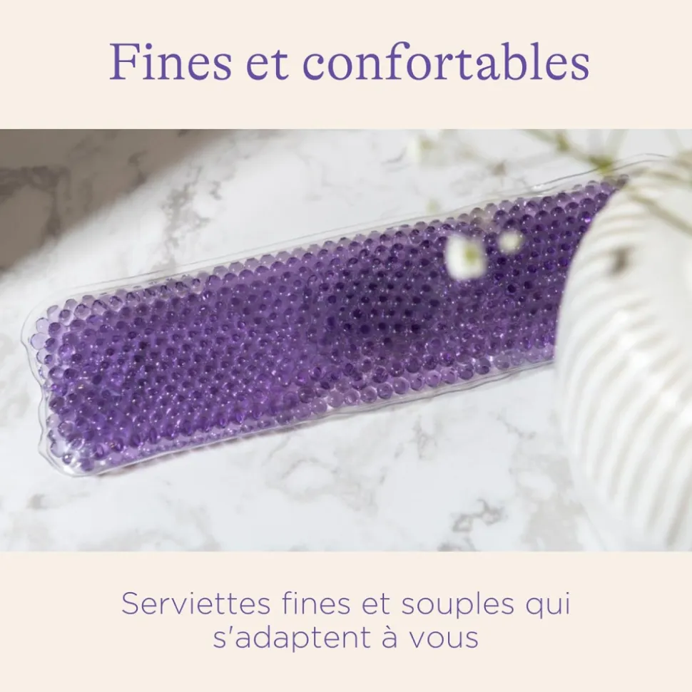 Serviette post-accouchement apaisante chaud/froid