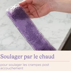 Serviette post-accouchement apaisante chaud/froid
