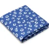 Serviettes de plage microfibre léopard bleu 135 x 65 cm