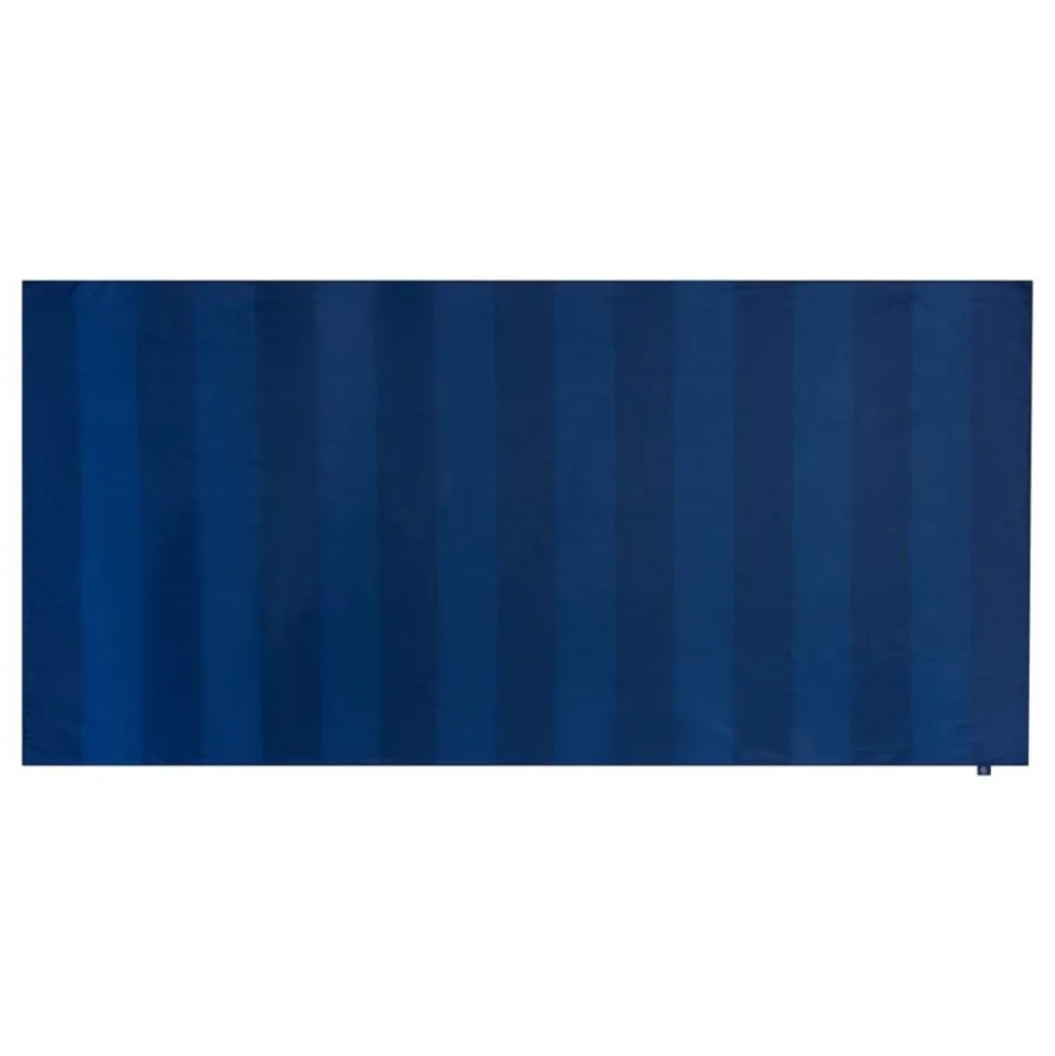 Serviette zèbre bleu microfibre 135x65 cm