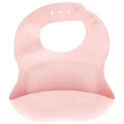 Set bavoir et cuillère yum - rose