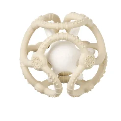 Set de 2 balles en silicone argile et blanc
