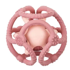 Set de 2 balles en silicone vieux rose