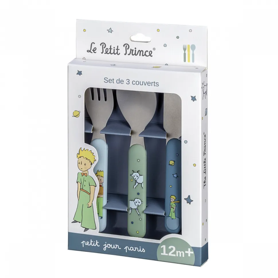 Set de 3 couverts pour bébé le petit prince