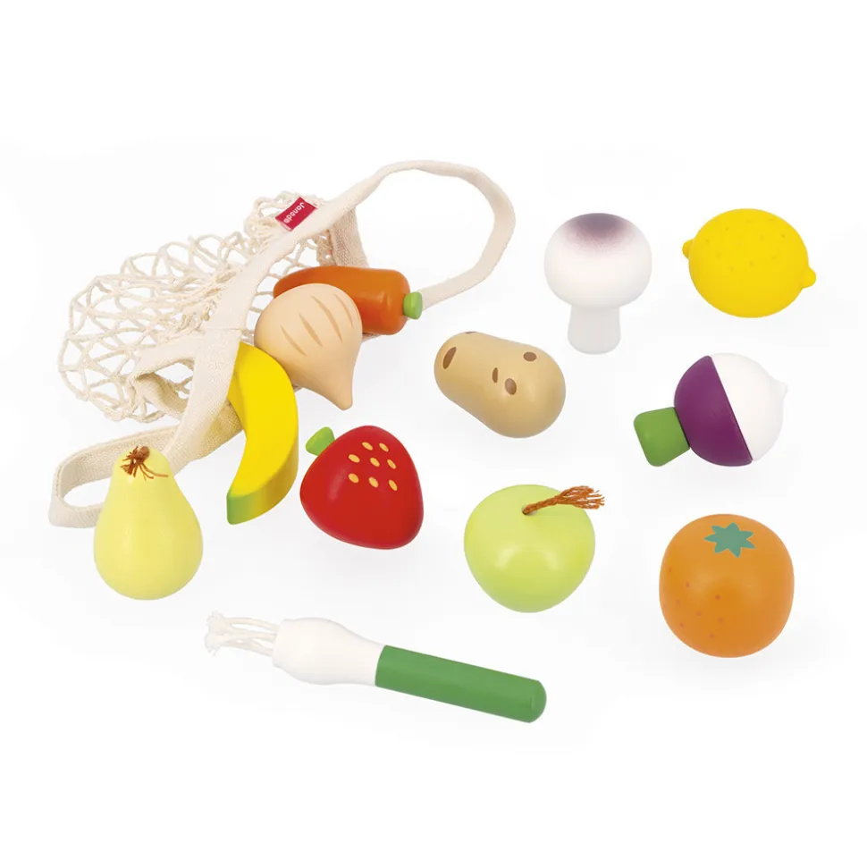 Set de 12 fruits et légumes pour enfant mamie soleil