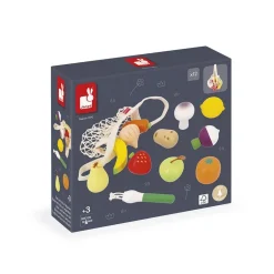 Set de 12 fruits et légumes pour enfant mamie soleil