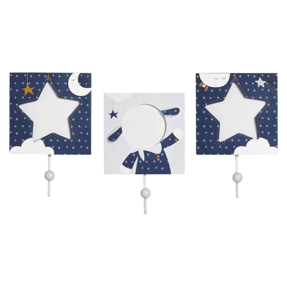 Set de 3 patères merlin
