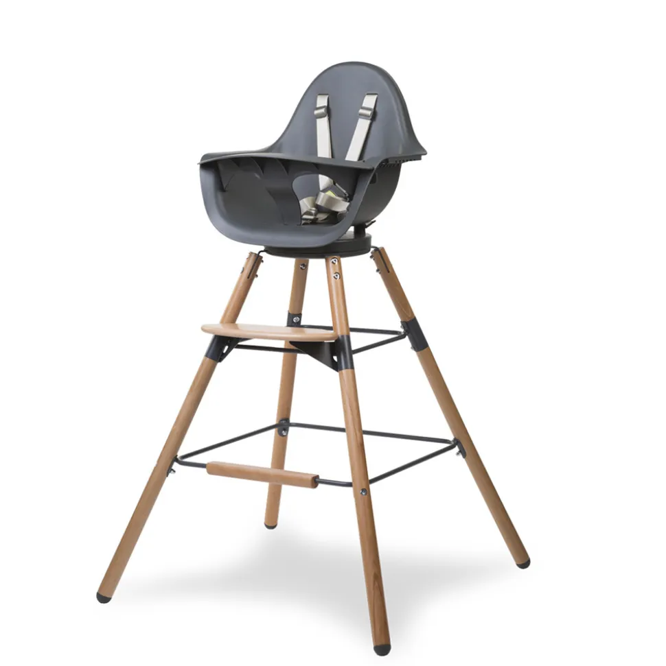 Set de pieds extra pour chaise haute evolu naturel/anthracite