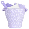 Set de plage silicone - léopard lila