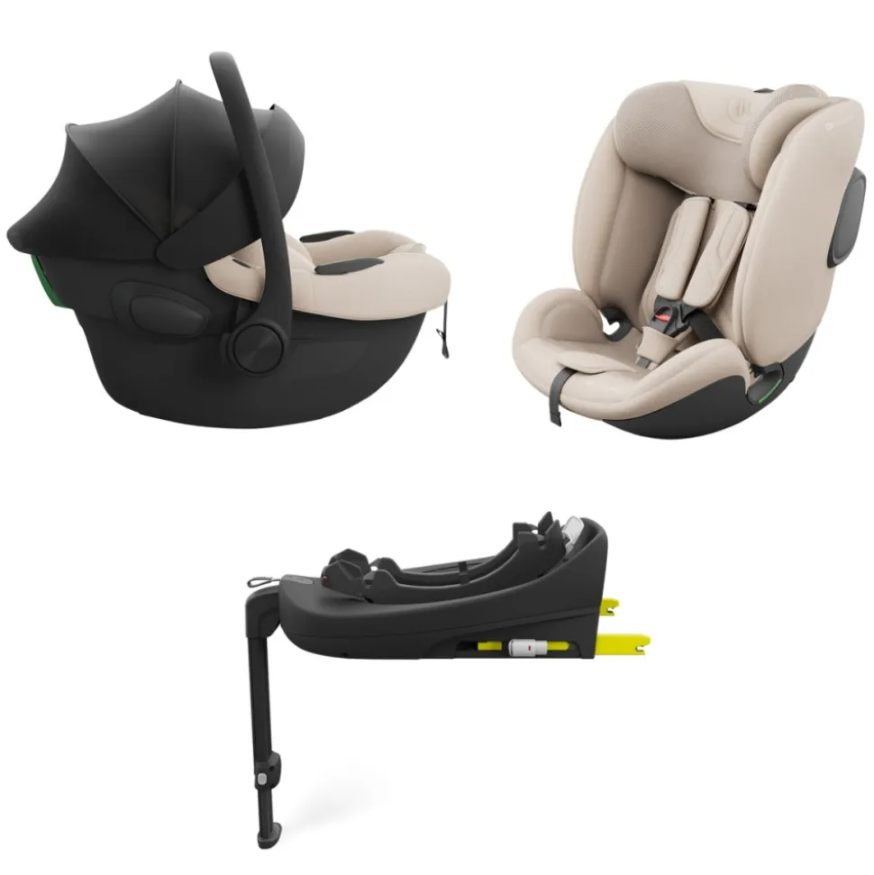 Siege auto 3 en 1 endura safe modular system beige avec base
