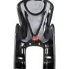 Siège arrière de vélo pour bébé noir et gris