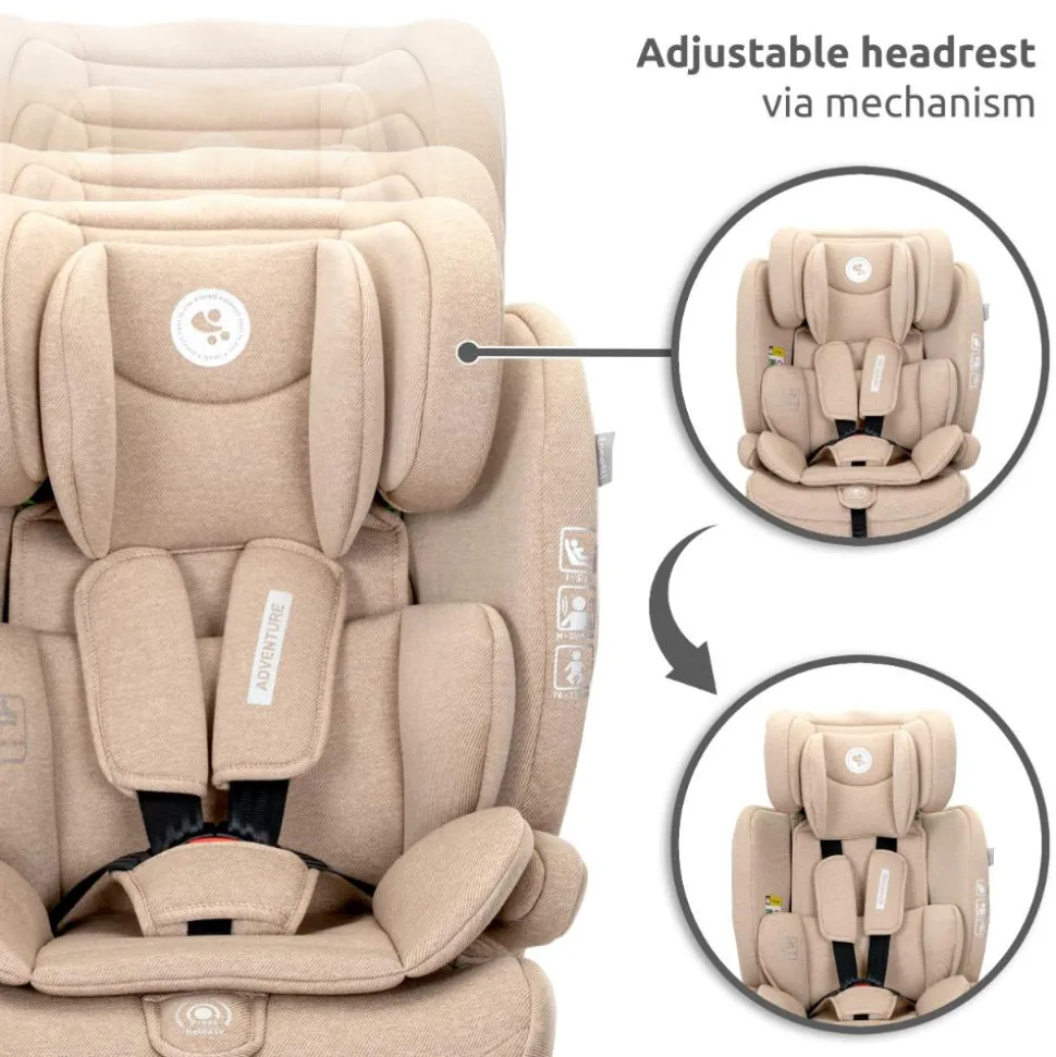 Siège auto adventure 76-150 cm i-size beige