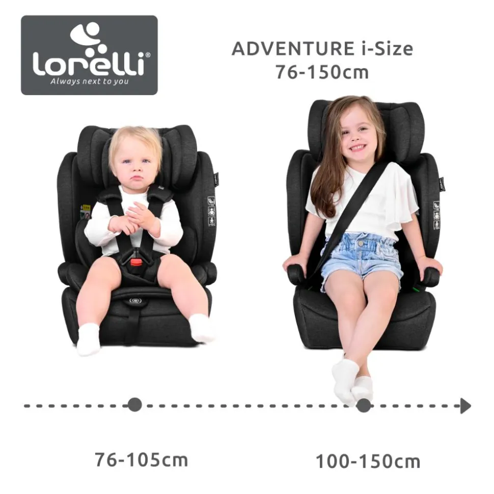 Siège auto adventure 76-150 cm i-size rose