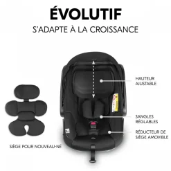 Siège auto bébé drive n care black