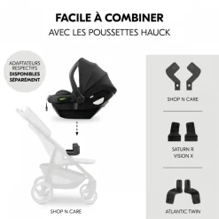 Siège auto bébé drive n care black
