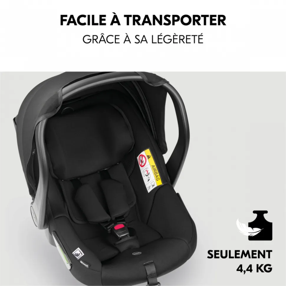 Siège auto bébé drive n care black