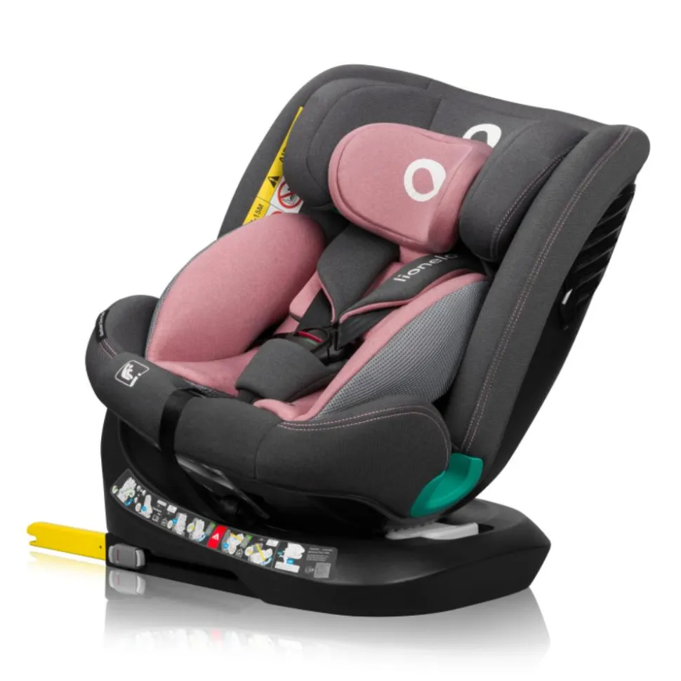 Siège-auto bébé lionelo bastiaan one i-size pink rose