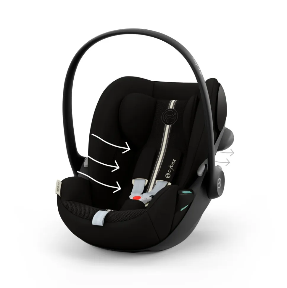 Siège auto cloud g3 i-size tissu plus moon black