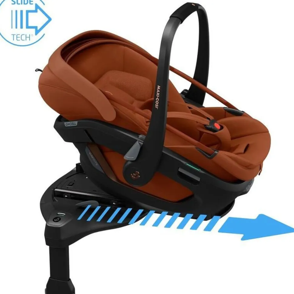 Siège auto coral slide pro copper terra avec base