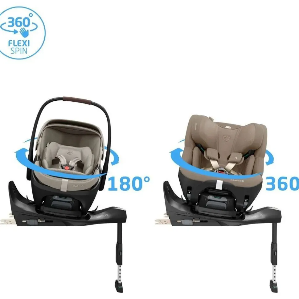 Siège auto coral slide pro copper terra avec base