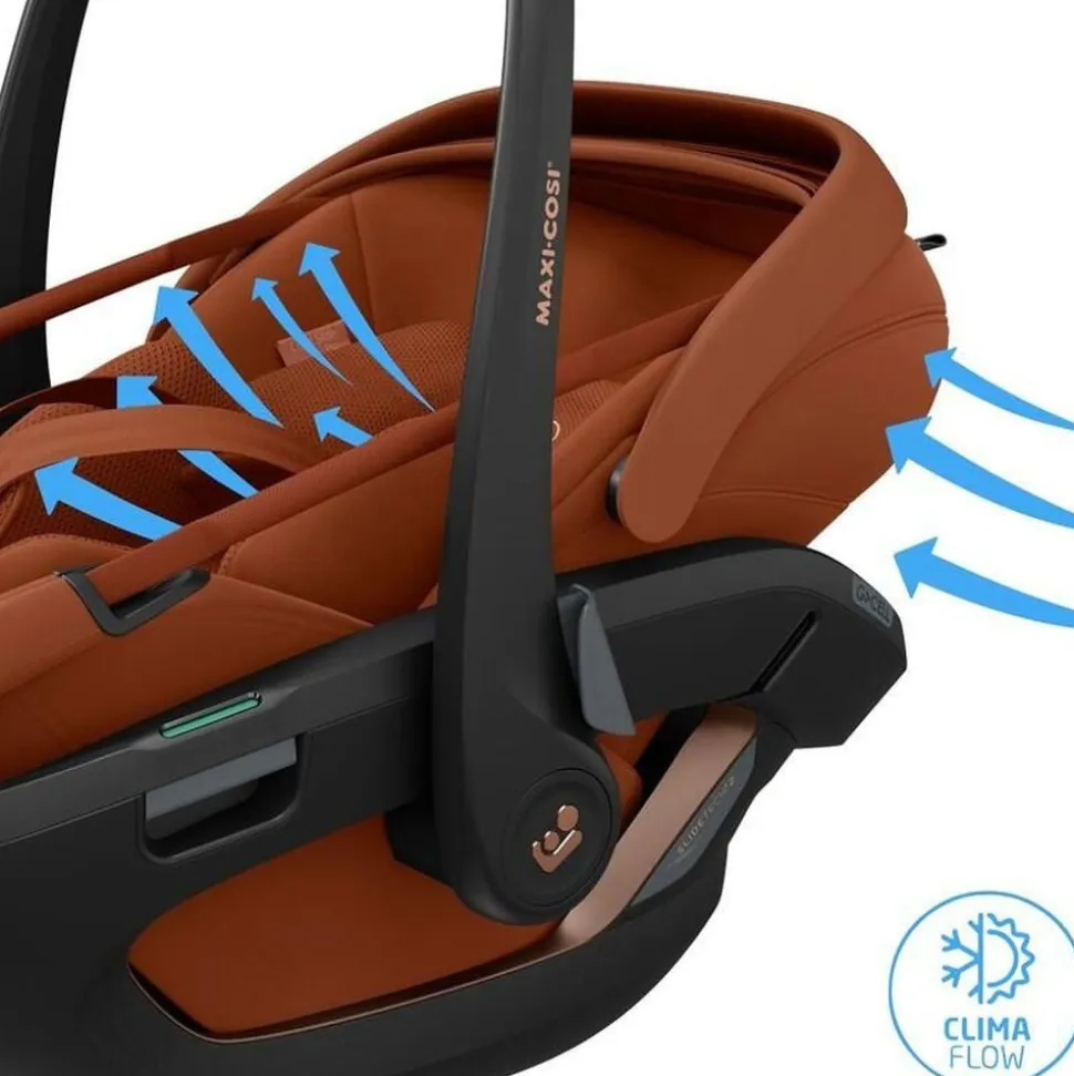 Siège auto coral slide pro copper terra avec base