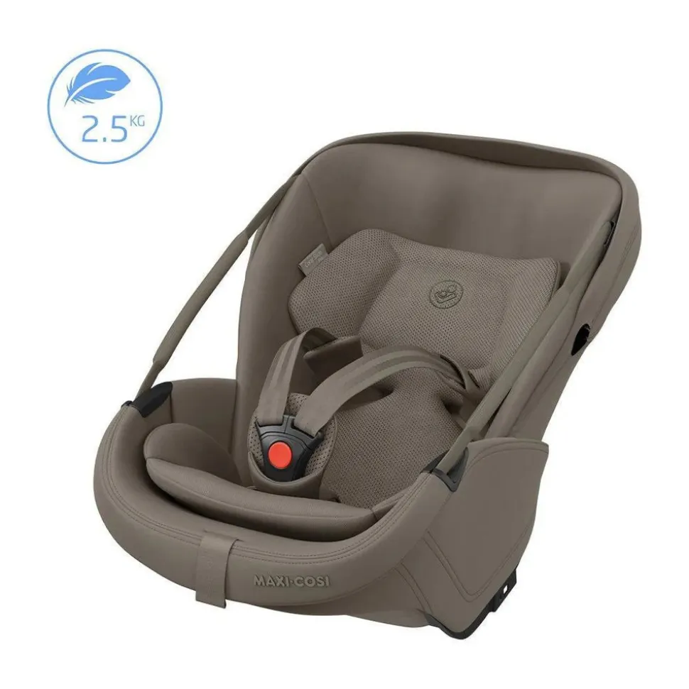 Siège auto coral slide pro oak truffle avec base