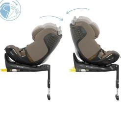 Siège auto emerald 360 pro authentic truffle