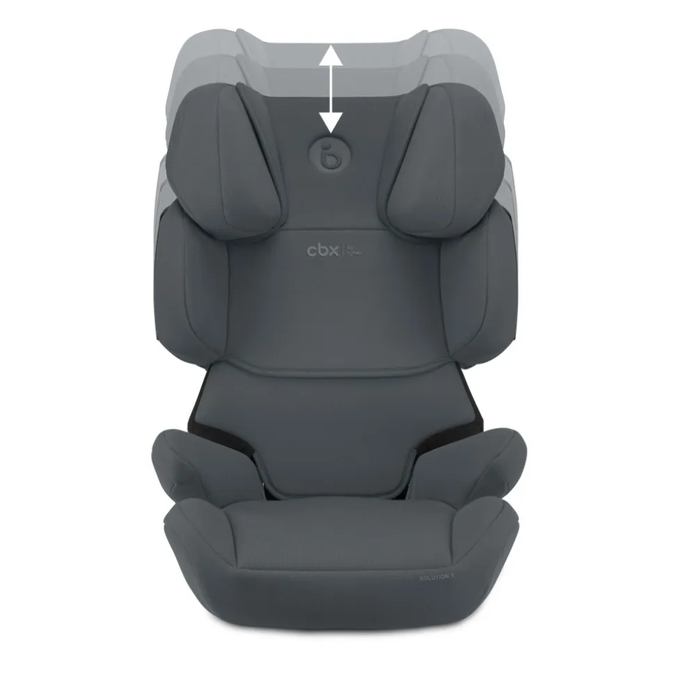 Siège auto enfant i-size solution x i-fix cobblestone grey