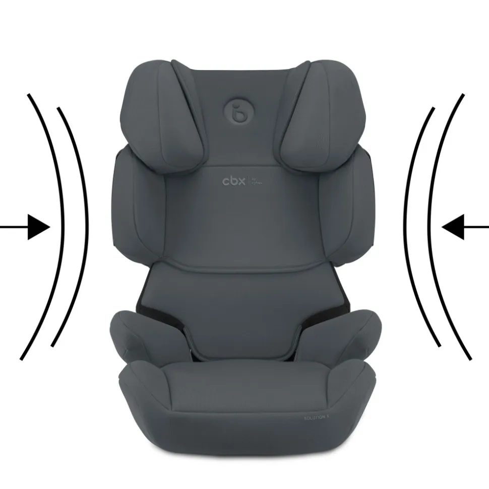 Siège auto enfant i-size solution x i-fix cobblestone grey