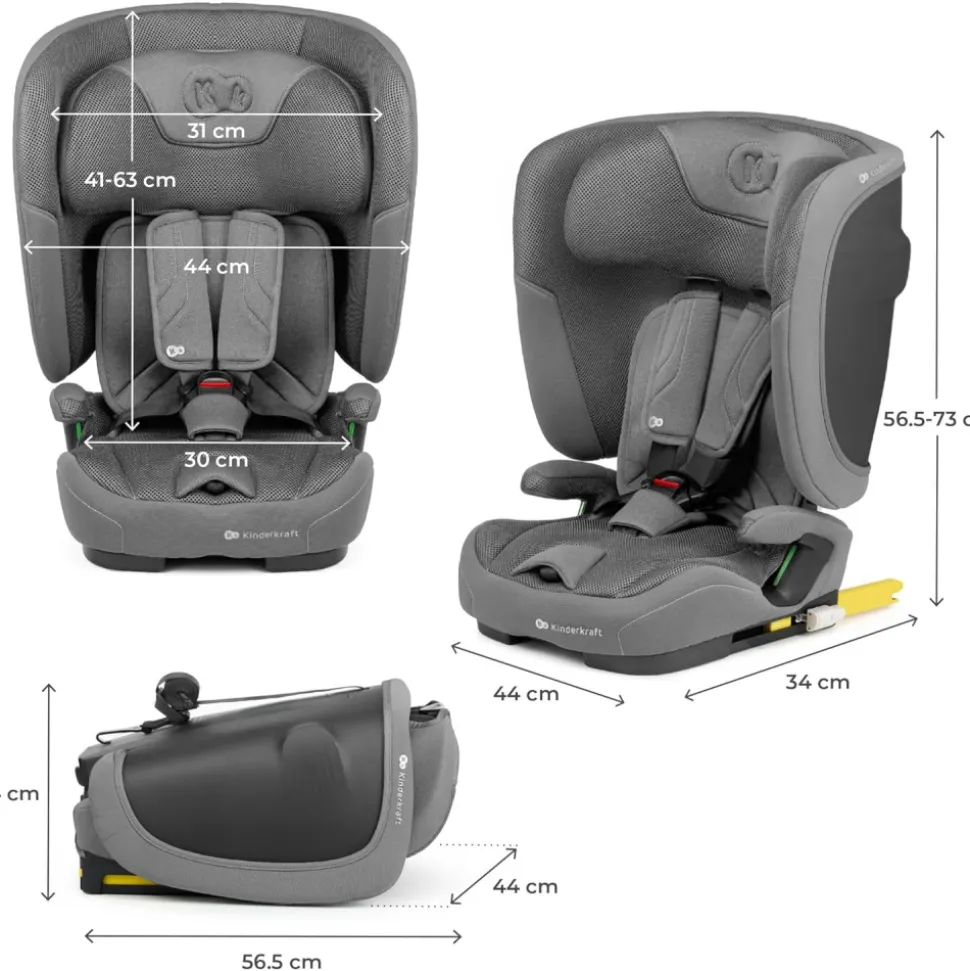 Siège auto fix2go i-size gris