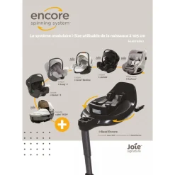 Siège auto i-size i-level recline signature oyster blanc