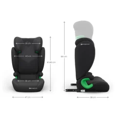 Siège auto junior fix 2 plus i-size - black