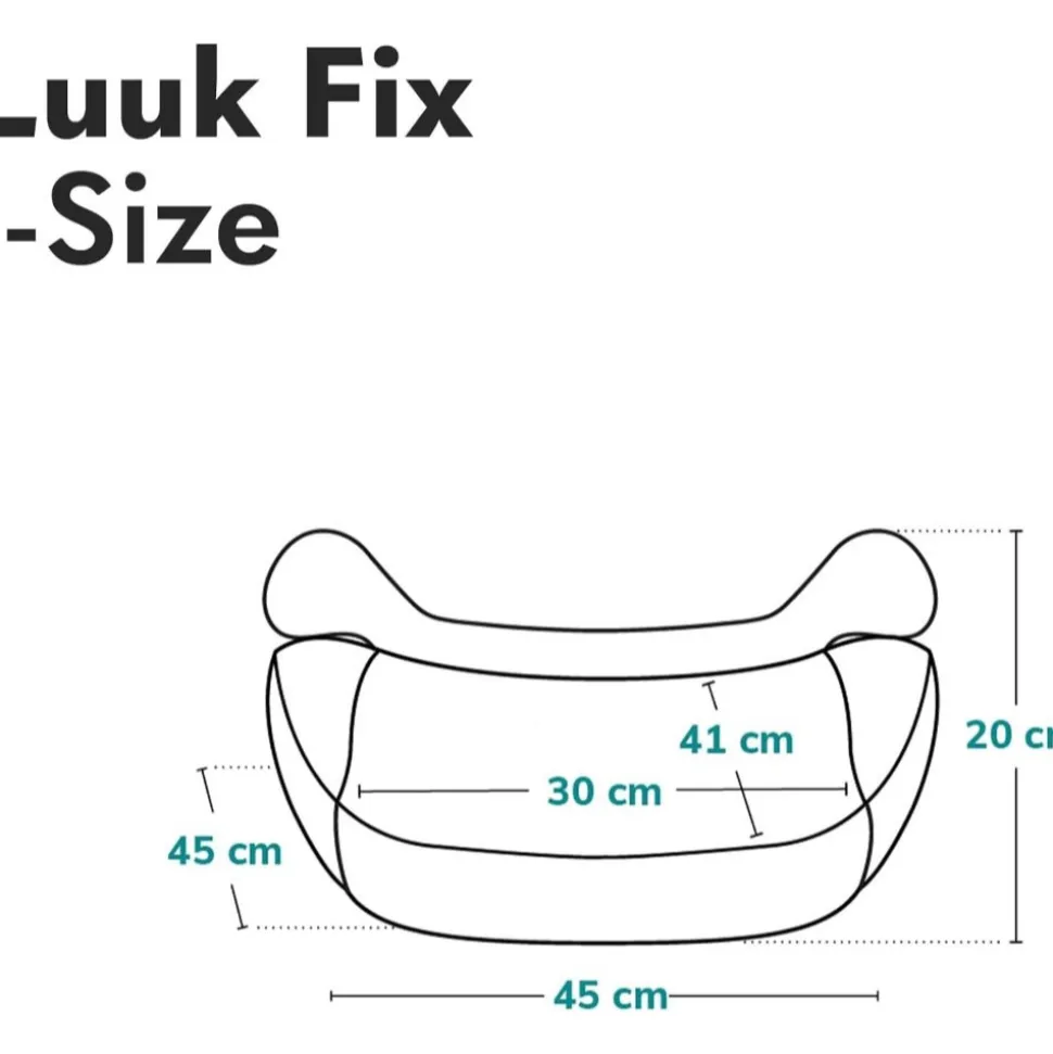 Siège auto luuk fix i-size grey stone