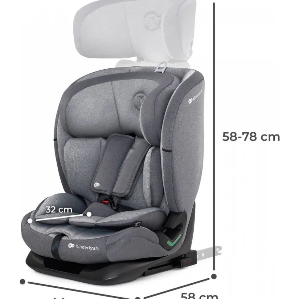 Siège auto oneto3 i-size gris