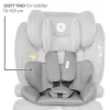 Siège auto rio 76-150 cm isofix gris