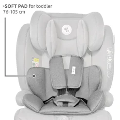 Siège auto rio 76-150 cm isofix gris