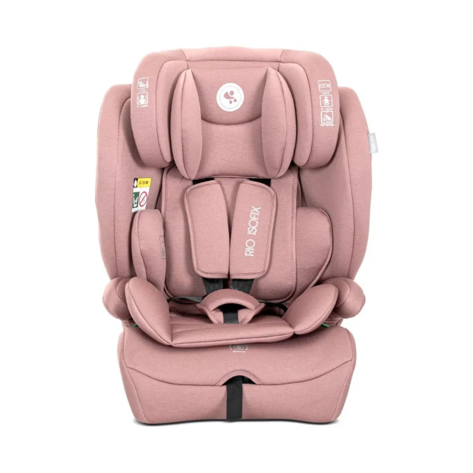 Siège auto rio 76-150 cm isofix rose