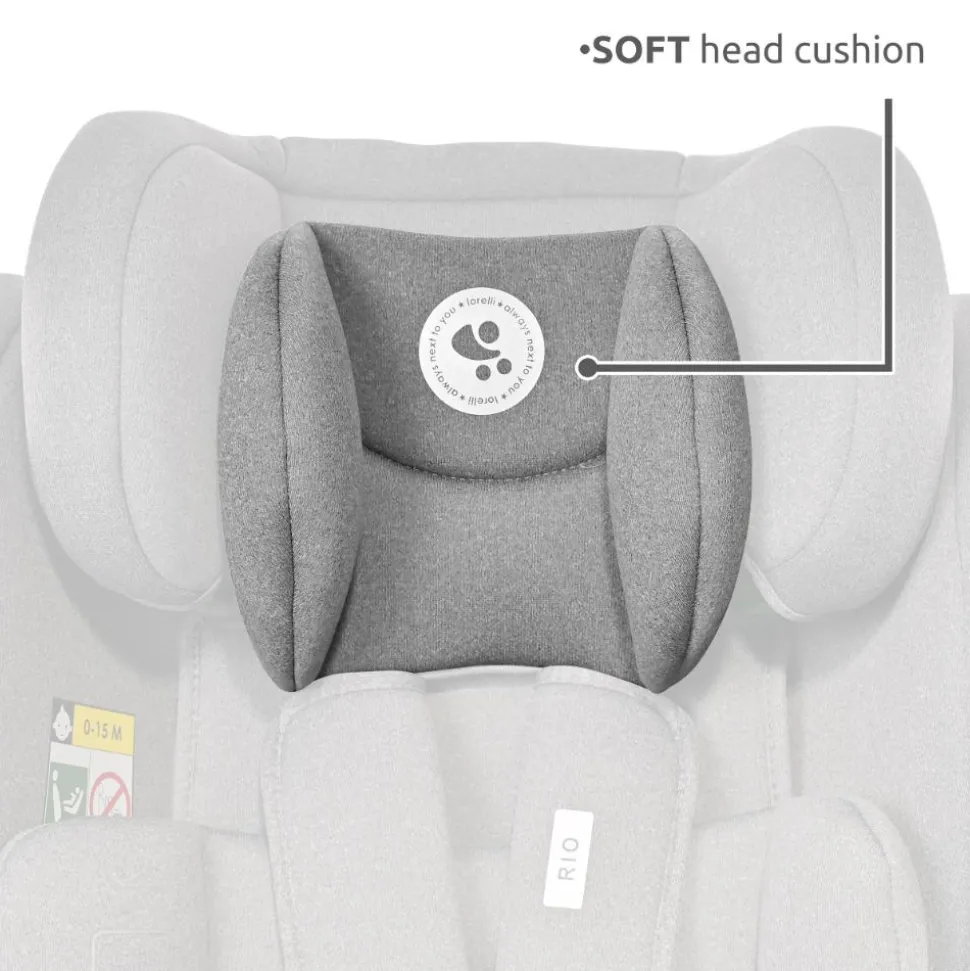 Siège auto rio 76-150 cm isofix rose