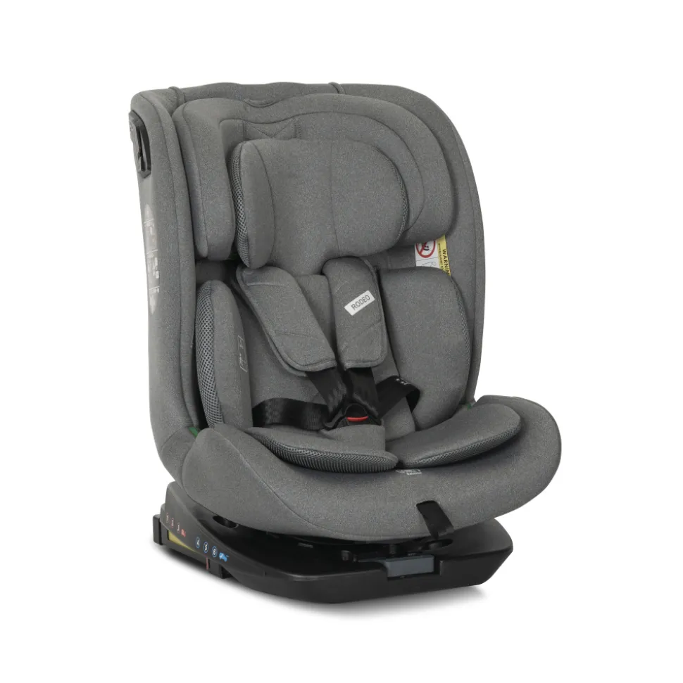 Siège auto rodéo 40-150cm isofix gris