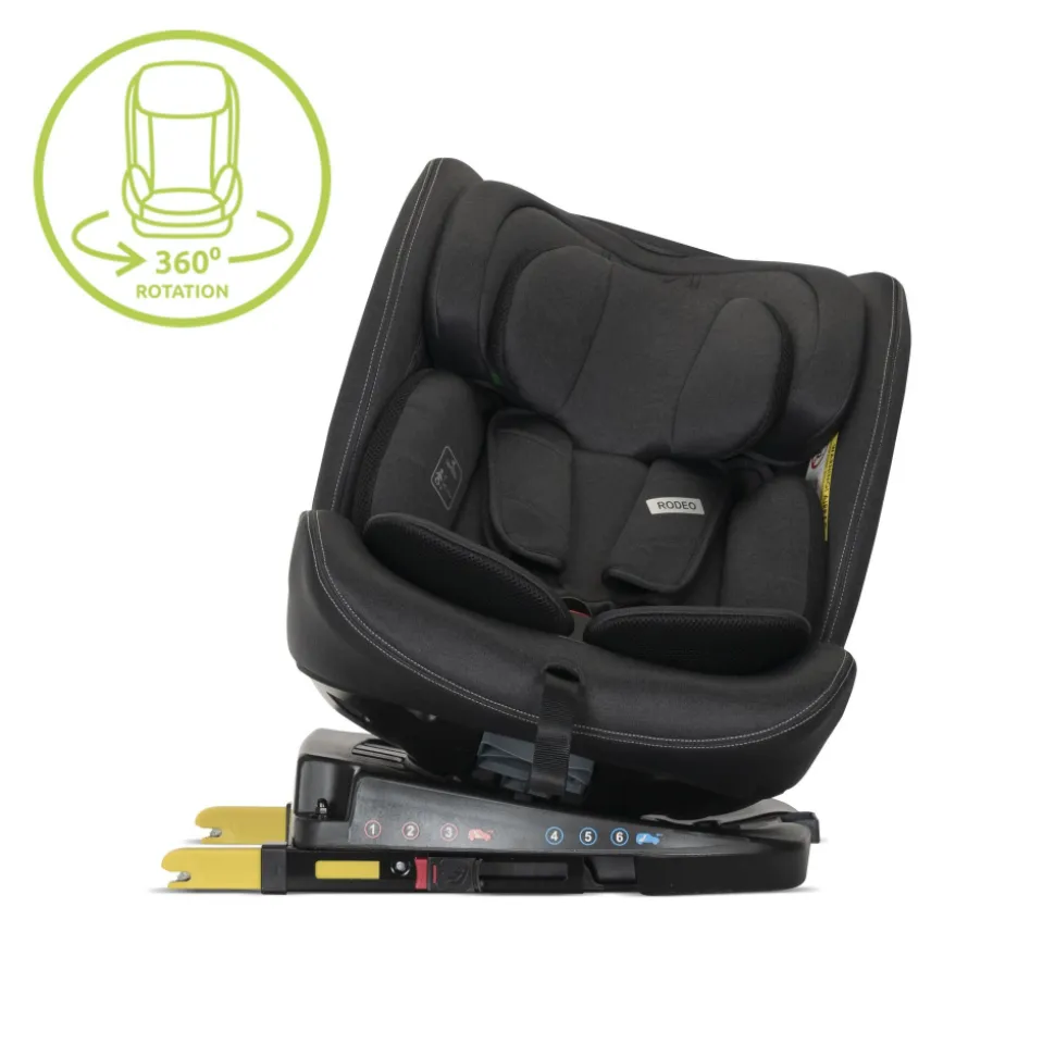 Siège auto rodéo 40-150cm isofix noir