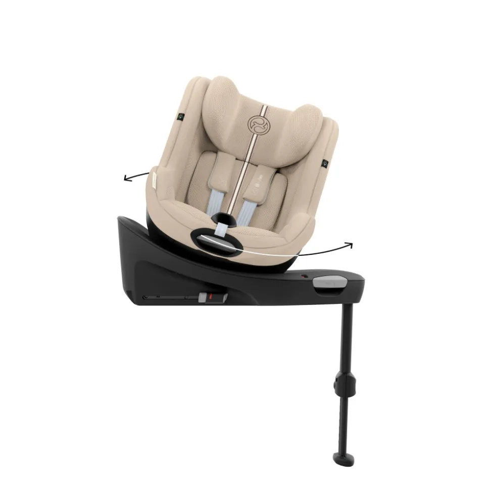 Siège auto sirona g3 i-size rotatif tissu plus almond beige