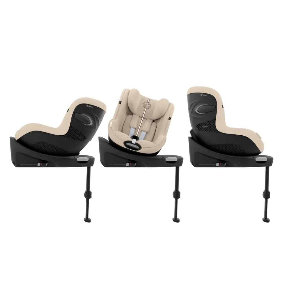 Siège auto sirona g3 i-size rotatif tissu plus almond beige