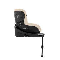 Siège auto sirona g3 i-size rotatif tissu plus almond beige