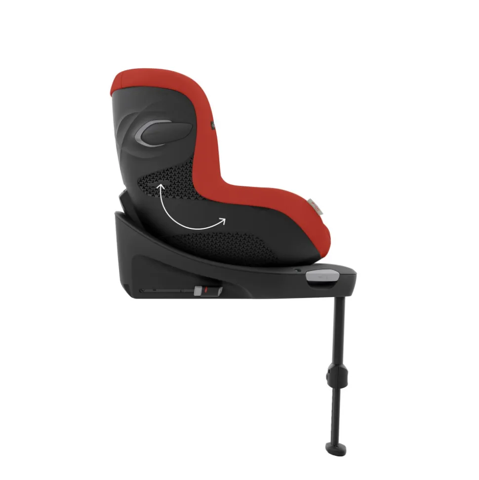 Siège auto sirona g i-size tissu plus hibiscus red