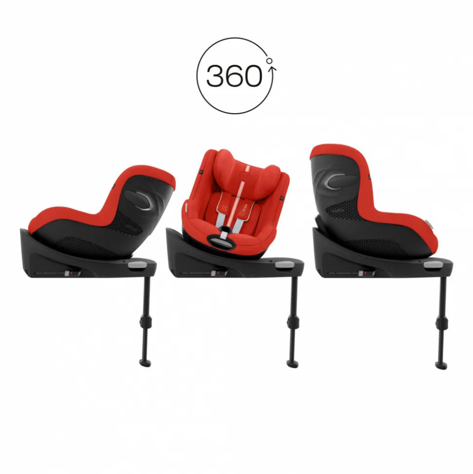 Siège auto sirona g i-size tissu plus hibiscus red