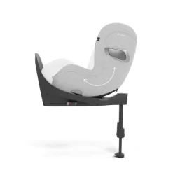 Siège auto sirona t i-size tissu plus platinum white